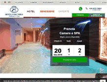 Tablet Screenshot of hotelcolumbia.it